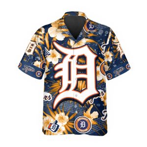 Detroit Tigers Hawaiian Shirt MLB Hawaiian Shirt Gift For Fans 1