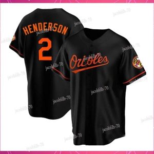 Gunnar Henderson #2 Baltimore Orioles Black Baseball Jersey, MLB Orioles Jersey