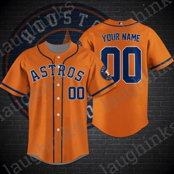 Houston Astros Personalized MLB Baseball Jersey, Houston Astros Personalized Jersey