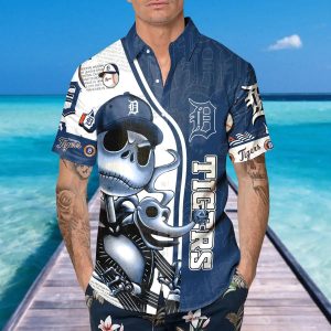 Jack Skeleton Detroit Tigers Hawaiian Shirt Detroit Tigers Aloha Shirt MLB Hawaiian Shirt 5