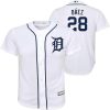 Javier Baez Detroit Tigers Navy MLB Baseball Jersey, Tigers Baseball Jersey