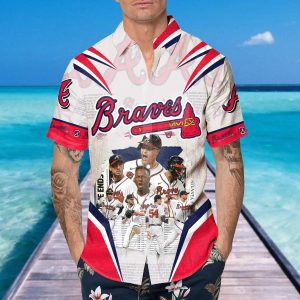 Legends Atlanta Braves Hawaiian Shirt Hawaiian Shirt Atlanta Braves Aloha Shirt MLB Hawaiian Shirt 5