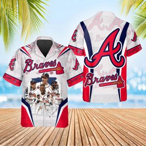 Legends Atlanta Braves Hawaiian Shirt Hawaiian Shirt Atlanta Braves Aloha Shirt MLB Hawaiian Shirt 6
