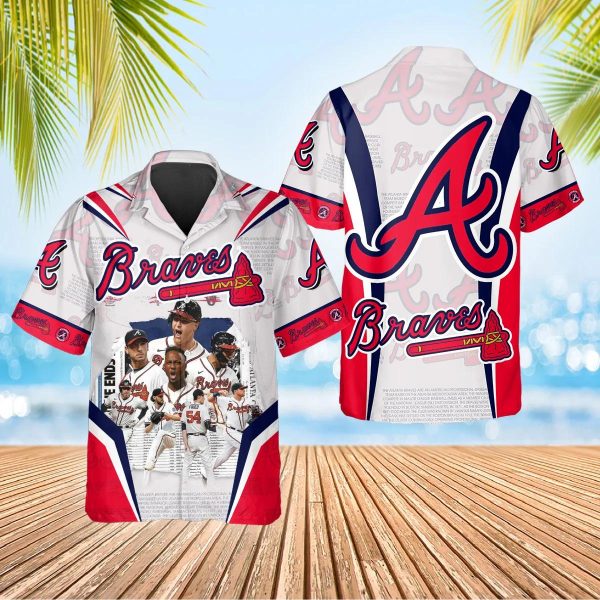 Legends Atlanta Braves Hawaiian Shirt, Atlanta Braves Aloha Shirt, MLB Hawaiian Shirt