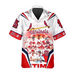 Legends St. Louis Cardinals Hawaiian Shirt, St. Louis Cardinals Aloha Shirt, MLB Hawaiian Shirt