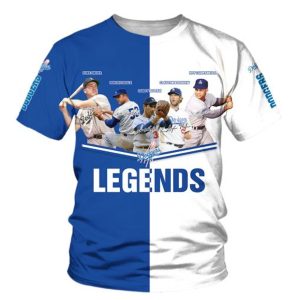 Los Angeles Dodgers Legend 3D T-Shirt, MLB Dodgers Shirt