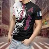 MLB Atlanta Braves Batter Baseball Blue 3D T-Shirt, Atlanta Braves Tee Shirt