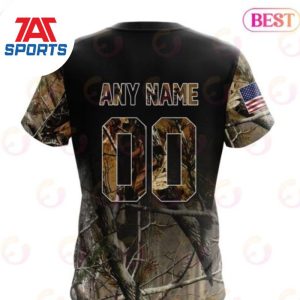 MLB Atlanta Braves Special Camo Realtree Hunting Custom Name Number 3D T Shirt Atlanta Braves Gift 1