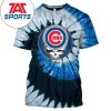 MLB Chicago Cubs Skull 3D T-shirt, MLB Cubs Shirts