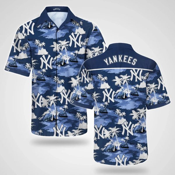 MLB New York Yankees Hawaiian Shirt, MLB Aloha Shirt For Men