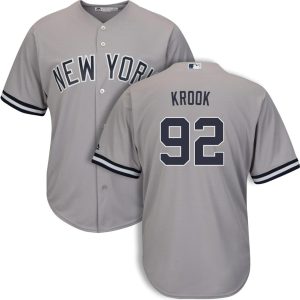 MLB New York Yankees Matt Krook Road Baseball Jersey