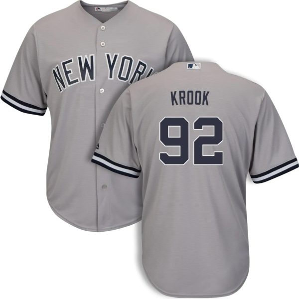 MLB New York Yankees Matt Krook Road Baseball Jersey, Yankees MLB jersey