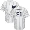 MLB New York Yankees Oswald Peraza Road Baseball Jersey, Yankees MLB jersey