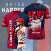 Bryce Harper Phillies Nike Name Number Red T-Shirt, Phillies Harper Shirt