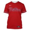 MLB Philadelphia Phillies Personalized Blue T-Shirt, Philadelphia Baseball Shirt