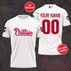 MLB Philadelphia Phillies Personalized Red T-Shirt, Philadelphia Baseball Shirt