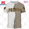 MLB San Diego Padres Custom Name Number Brown T-Shirt, San Diego Padres Tee Shirts