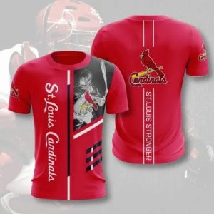 MLB St. Louis Cardinals 3D T-Shirt, Cardinals Baseball Shirt