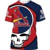 MLB St. Louis Cardinals Hunting Camo 3D T-Shirt, Cardinals Baseball Shirt