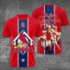 MLB St. Louis Cardinals Mascot Design 3D T-Shirt, Cardinals Baseball Shirt