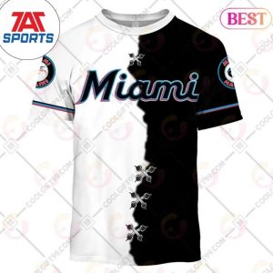 Personalized MLB Miami Marlins Mix Jersey 3D Shirt Marlins Baseball Marlins Gift 2
