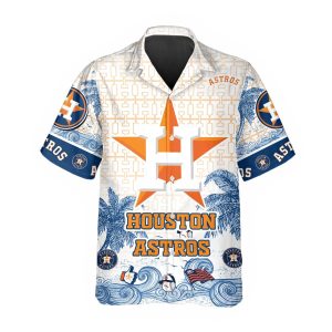 Custom Houston Astros Hawaiian Shirt, Houston Astros Aloha Shirt, MLB Hawaiian Shirt