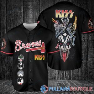 Kiss Atlanta Braves Baseball Jersey