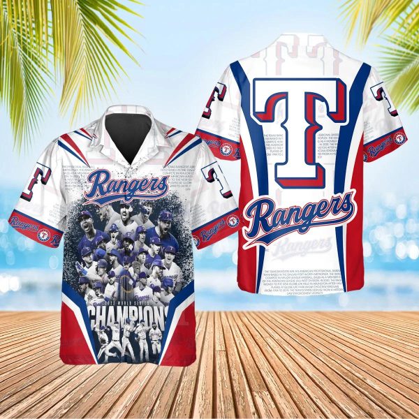 Legends Texas Rangers Hawaiian Shirt, Texas Rangers Aloha Shirt, MLB Hawaiian Shirt