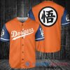 Los Angeles Dodgers Dragon Ball Z Goku Custom Baseball Jersey, Dodgers Pullover Jersey