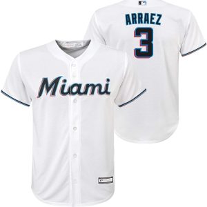 Luis Arraez Miami Marlins White MLB Baseball Jersey, Marlins MLB jersey