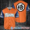 Miami Marlins Dragon Ball Z Goku Custom Baseball Jersey, Miami Baseball Jersey