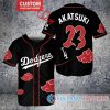 Los Angeles Dodgers Naruto Akastuki Custom Baseball Jersey, Dodgers Pullover Jersey