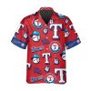 Jack Skeleton Texas Rangers Hawaiian Shirt, Texas Rangers Aloha Shirt, MLB Hawaiian Shirt