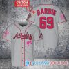 Personalized Atlanta Braves Barbie Navy Baseball Jersey, Atlanta Baseball Jersey