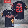Personalized Atlanta Braves Winnie The Pooh White City Connect Baseball Jersey, Braves Pullover Jersey