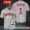 Personalized Cincinnati Reds Bugs Bunny Black Baseball Jersey, Reds Pullover Jersey