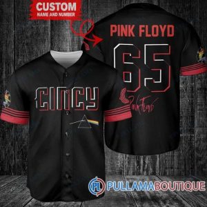 Pink Floyd Cincinnati Reds Custom  Baseball Jersey