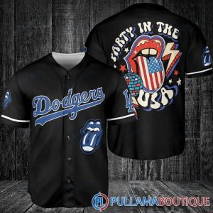 The Rolling Stone Los Angeles Dodgers  Baseball Jersey