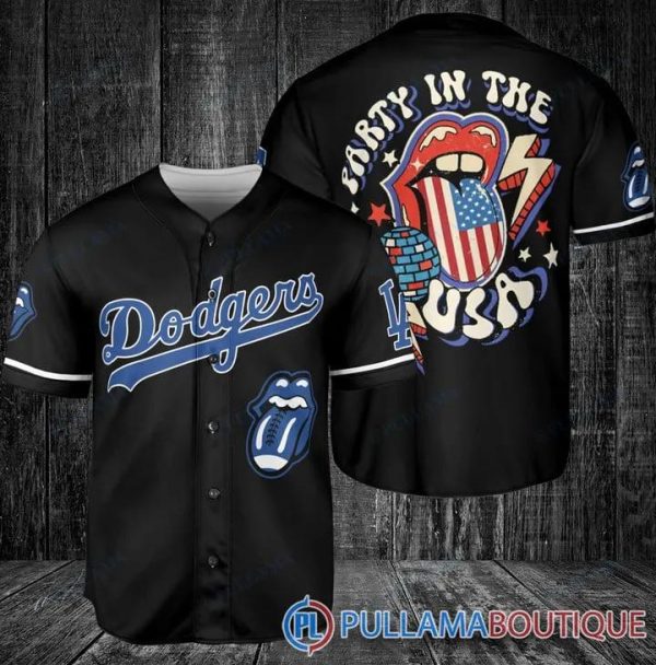 The Rolling Stone Los Angeles Dodgers Baseball Jersey, Dodgers Pullover Jersey