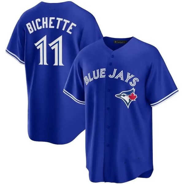 Toronto Blue Jays Bo Bichette Blue MLB Baseball Jersey, MLB Blue Jays Jersey