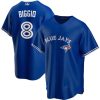 Toronto Blue Jays Cavan Biggio #8 Blue MLB Baseball Jersey, MLB Blue Jays Jersey