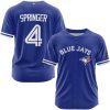 Toronto Blue Jays George Springer Blue MLB Baseball Jersey, MLB Blue Jays Jersey