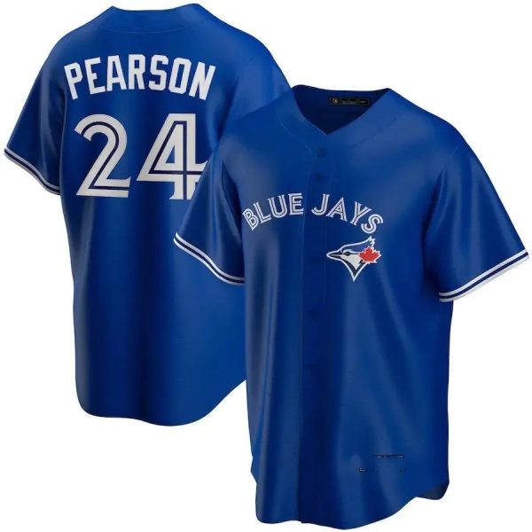 Toronto Blue Jays Nate Pearson Blue MLB Baseball Jersey, MLB Blue Jays jersey