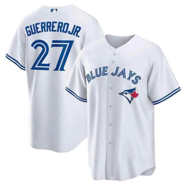 Toronto Blue Jays Vladimir Guerrero Jr. White MLB Baseball Jersey, MLB Blue Jays jersey