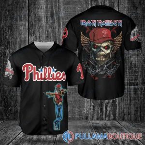 Iron Maiden Philadelphia Phillies Baseball Jersey