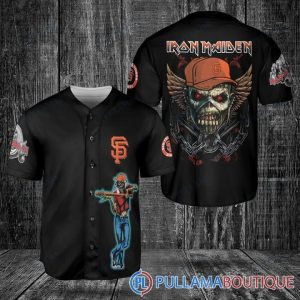 Iron Maiden San Francisco Giants Baseball Jersey