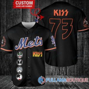 Kiss New York Mets Custom Baseball Jersey