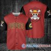 Luffy One Piece San Diego Padres Custom Red Baseball Jersey, San Diego Baseball Jersey