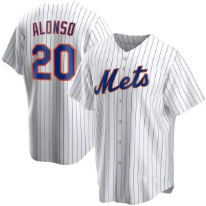 New York Mets Pete Alonso Pinstripe MLB Baseball Jersey