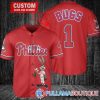 Personalized Philadelphia Phillies Bugs Bunny Blue Baseball Jersey, Phillies Baseball Jersey
